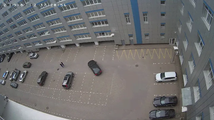 Пример дневной съемки с камеры видеонаблюдения CARCAM CAM-415
