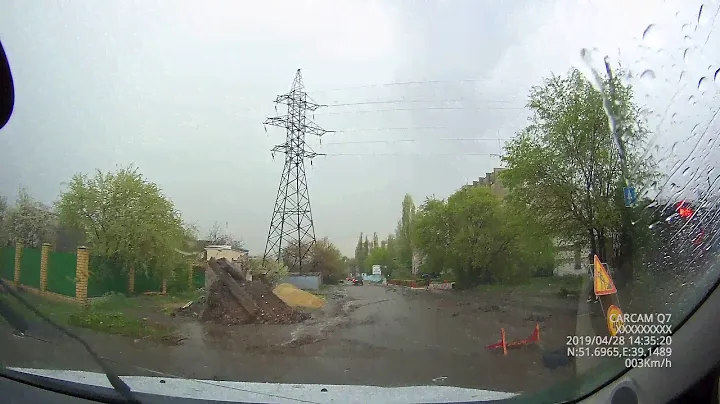 CARCAM Q7 / Каркам Q7 Дождь
