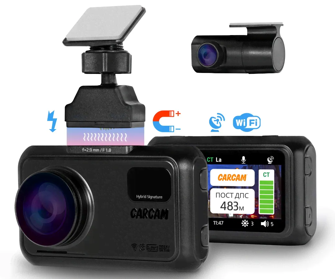 Автомобильный видеорегистратор CARCAM HYBRID 2s Signature-0
